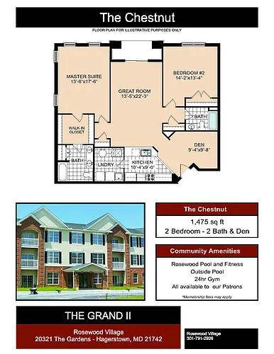 Floor plan The Chestnut