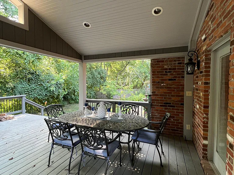 Backyard and patio