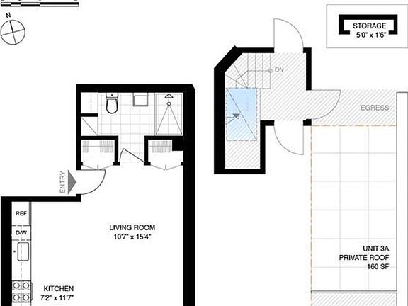 2nd image of 225 15th St APT 3A