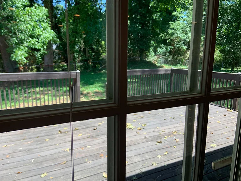 Huge deck!