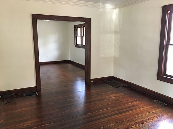 When you walk into living area through to dinning room