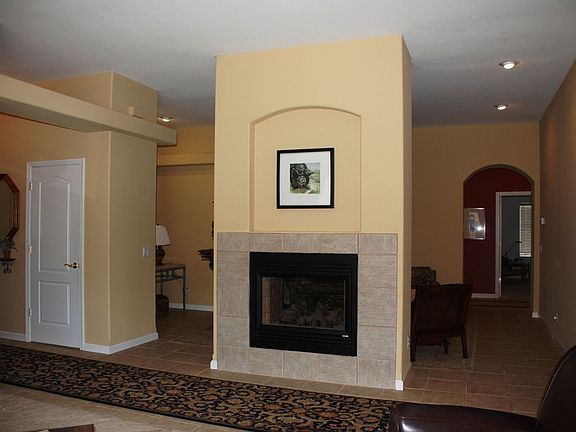 Double Sided Fireplace