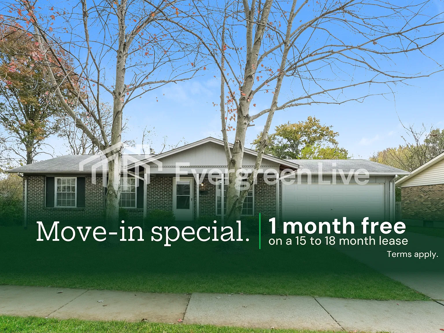 3 bed, 2.0 bath, 1189 sqft, $1,645 — Photo 1