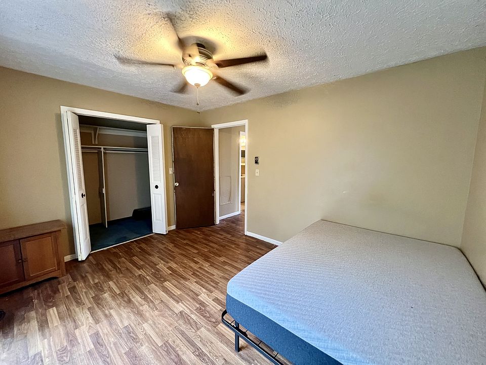 Bedroom with large closet