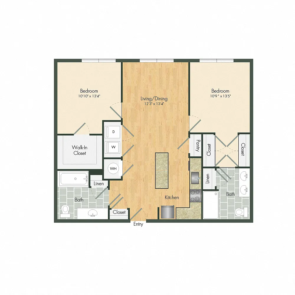 Floor plan B1H