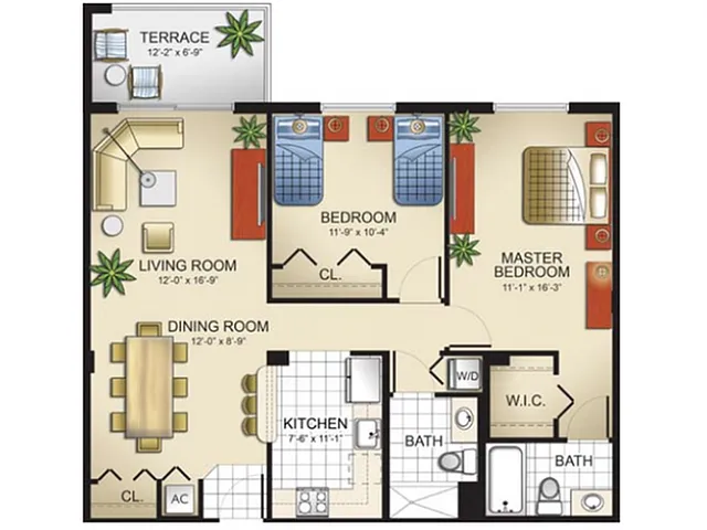 Floor plan Model i2