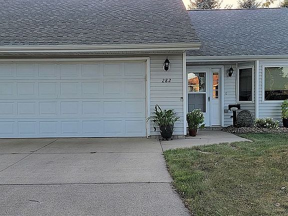 Front and part of garage