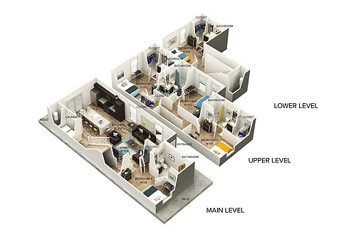 Floor plan E1 (ADA Compliant)