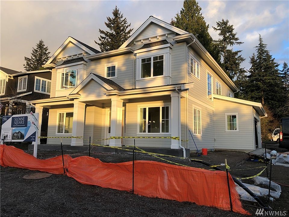 The house is painted, sheet-rocked and waiting for cabinets to be delivered.  So so pretty, with western exposure and lake view.