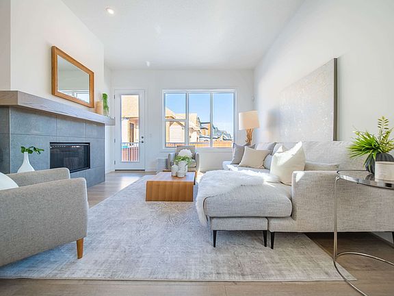 A photo of the great room of the Monaco 28 showhome by Brookfield Residential