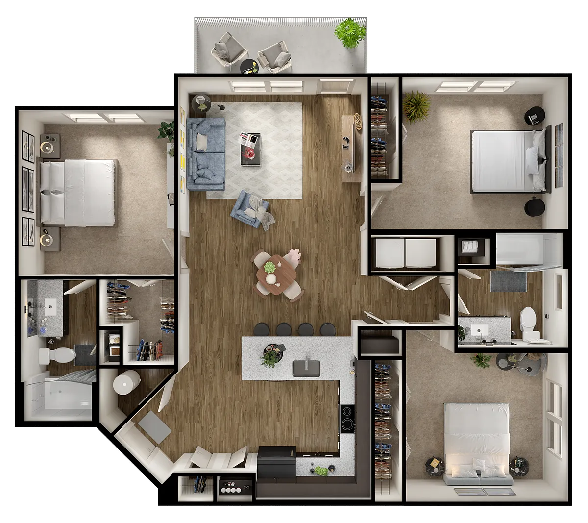 Floor plan C1