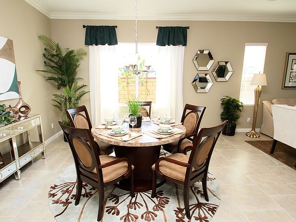 Oversized dining area