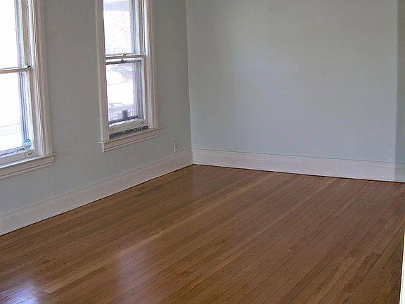 View of the living room unfurnished.