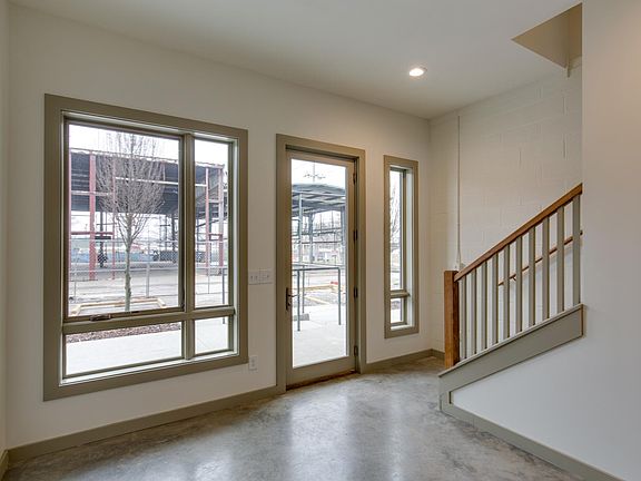 Huge windows on ground level