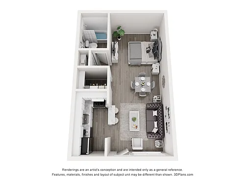 Floor plan Studio