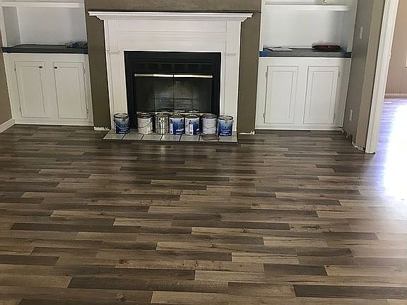 Wood burning fireplace 