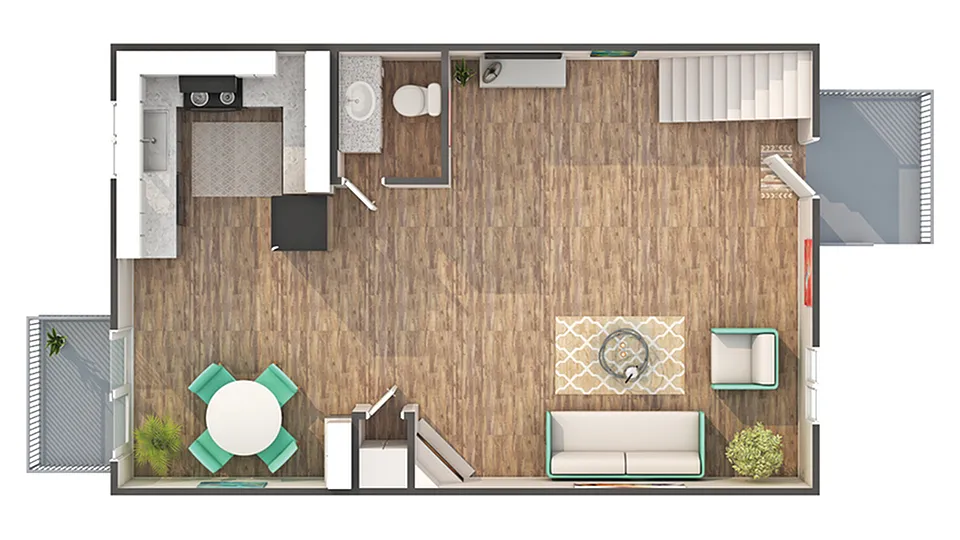 Floor plan Villa