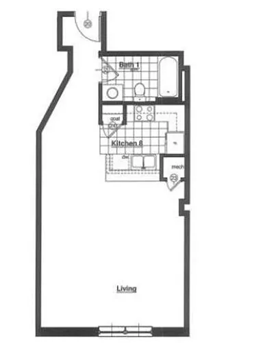 Floor plan Studio