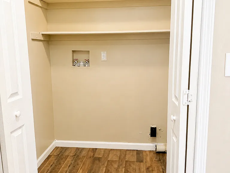 Laundry closet