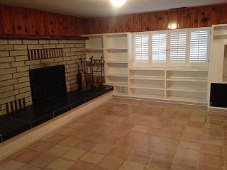 One of Two fireplaces