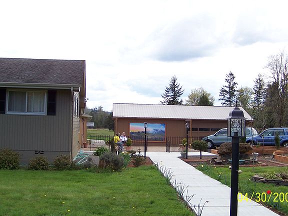 house in foreground