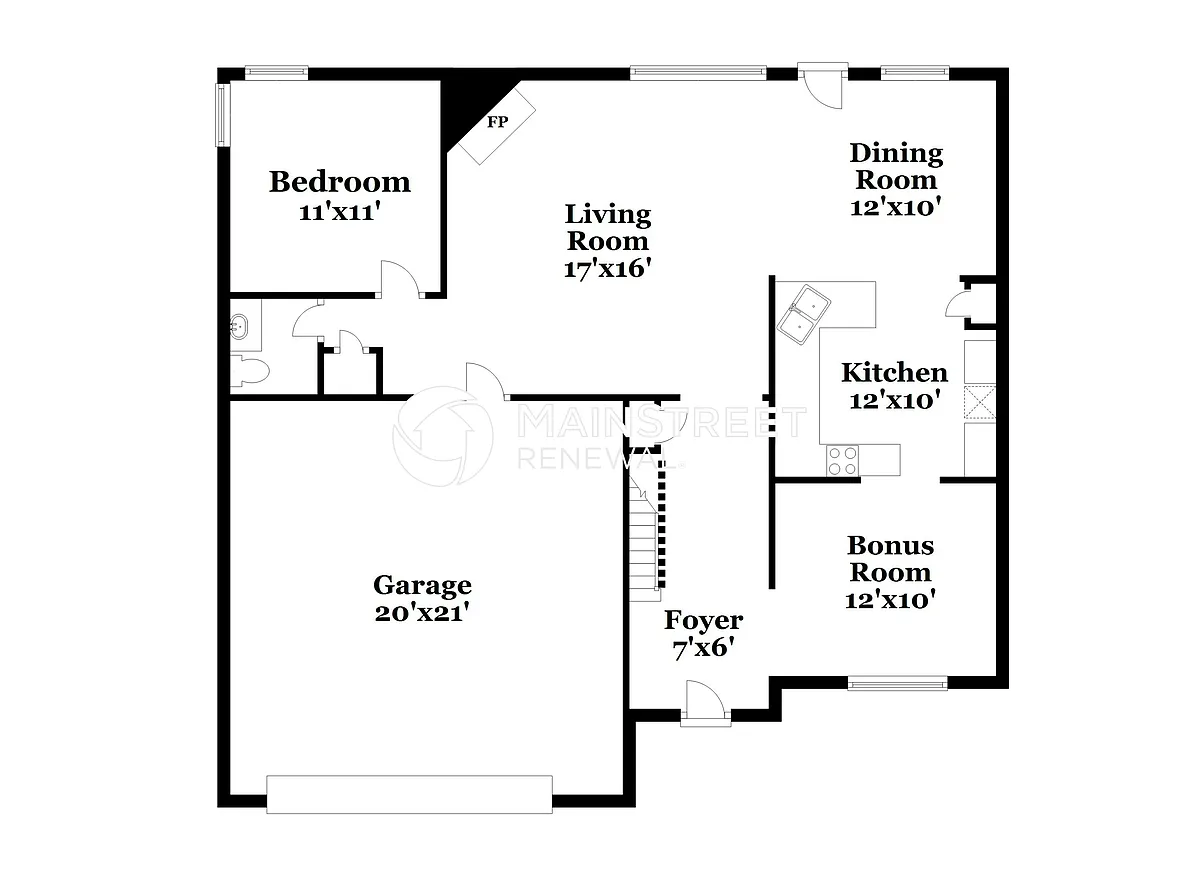 Floor Plan - 12723 Deaton Hill Dr