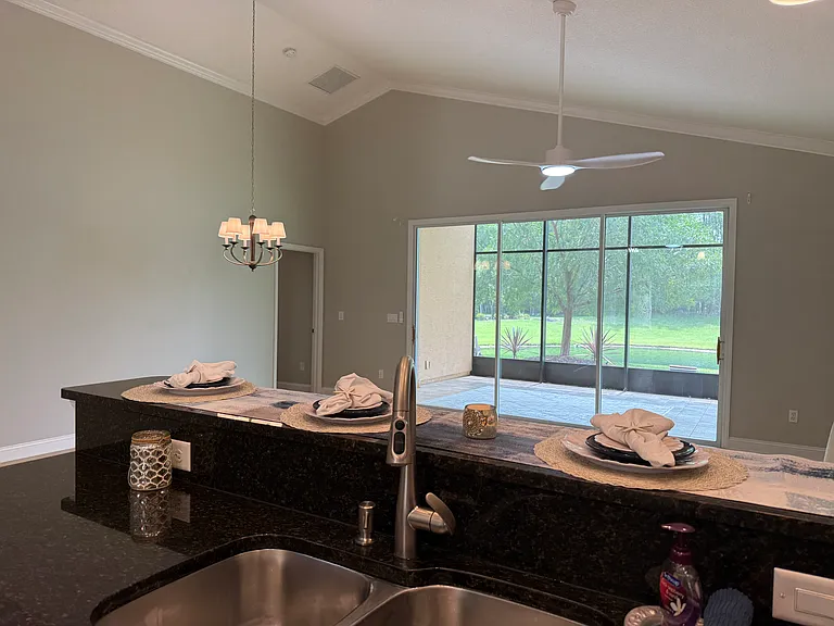 All DC (SUPER quiet) ceiling fans are brand new. All have remotes with ability to control fan speed, direction and light brightness.