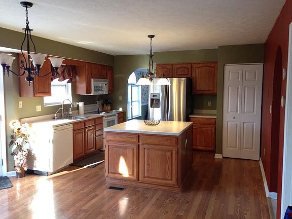 Kitchen with island