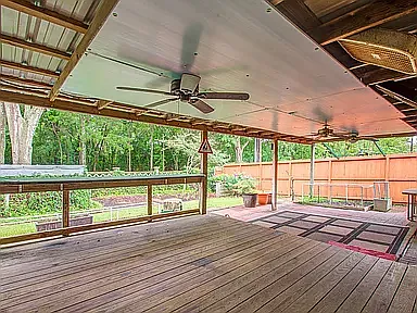 Private backyard with no rear neighbors, offering added peace and privacy.