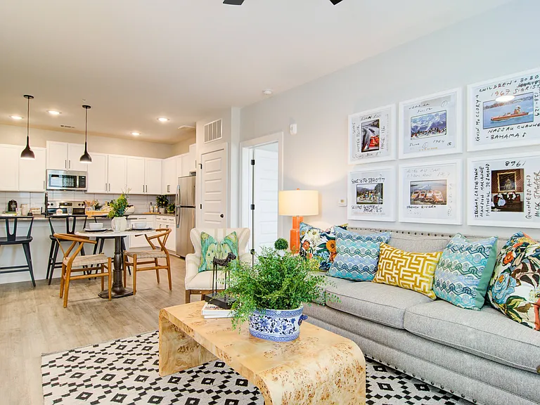 Airy open 1, 2, & 3 bedroom floor plan layouts available