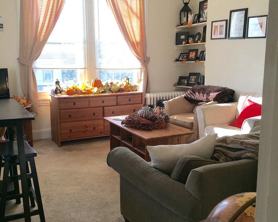 Large living room with lots of light