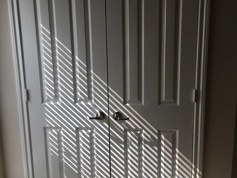 Closets Lament on floor no carpet