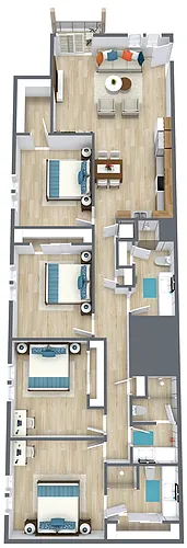 Floor plan 4x3 Large
