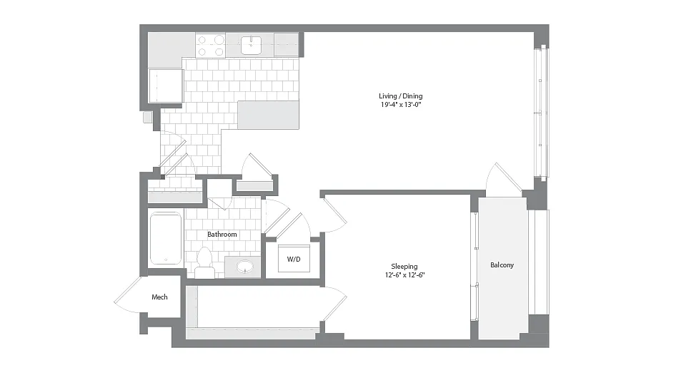 Floor plan Albany A