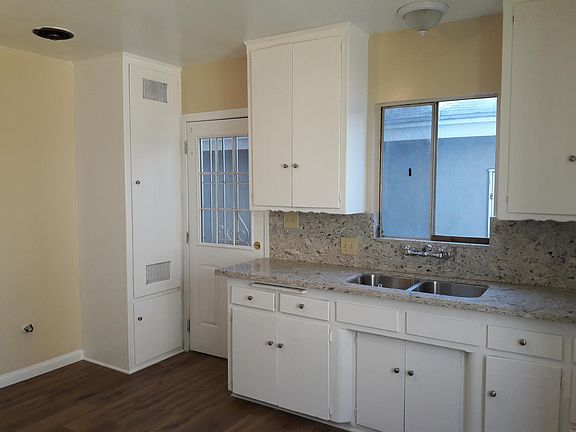 Kitchen, back door to laundry room.