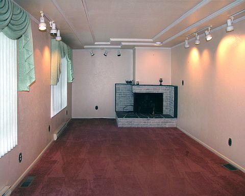 Living Room with Fireplace