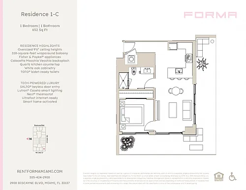 Floor plan 1-C