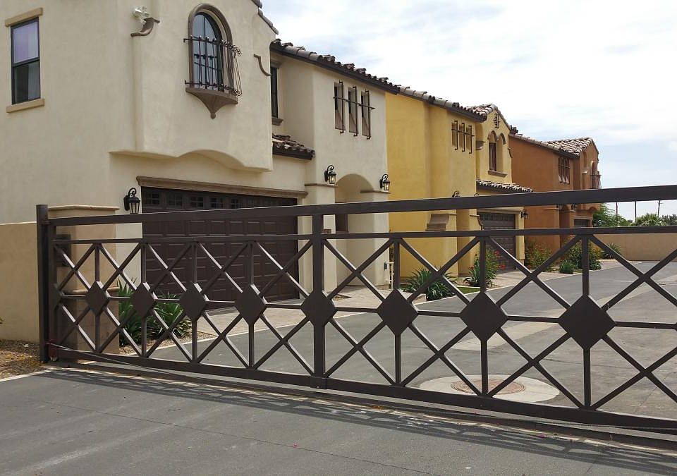 Exit Gate adjacent to Unit 9.
