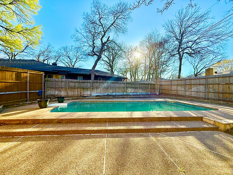 View of the pool