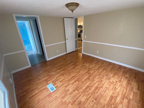 Master bedroom with private bathroom
