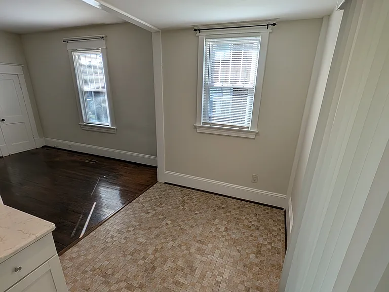 Breakfast area into Living Room