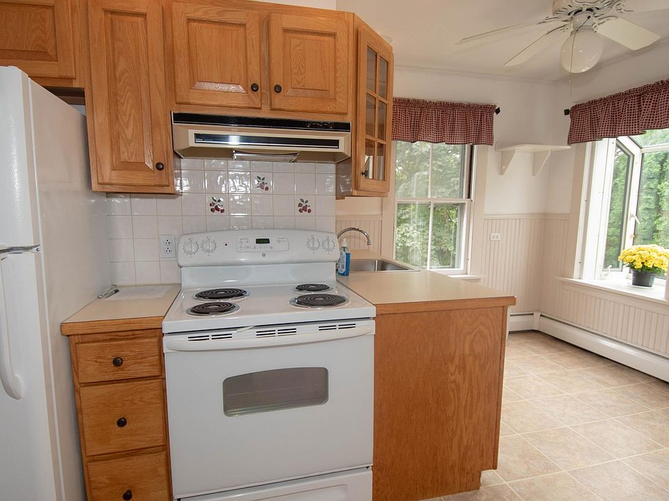 Bright and spacious kitchen which opens to deck