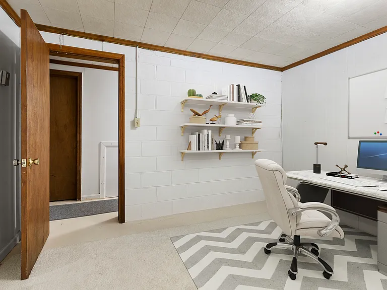 Bedroom 1 (Virtually staged as an office).