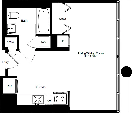 Floor plan Studio C 4