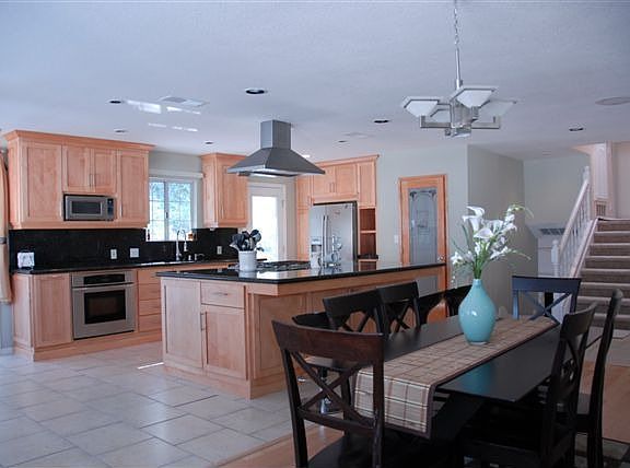 Maple custom cabinets