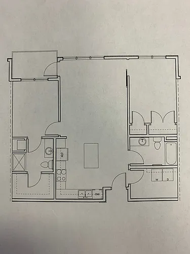 Floor plan 2 Bedroom