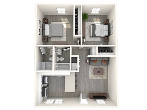 Floor plan 2x2C-ss