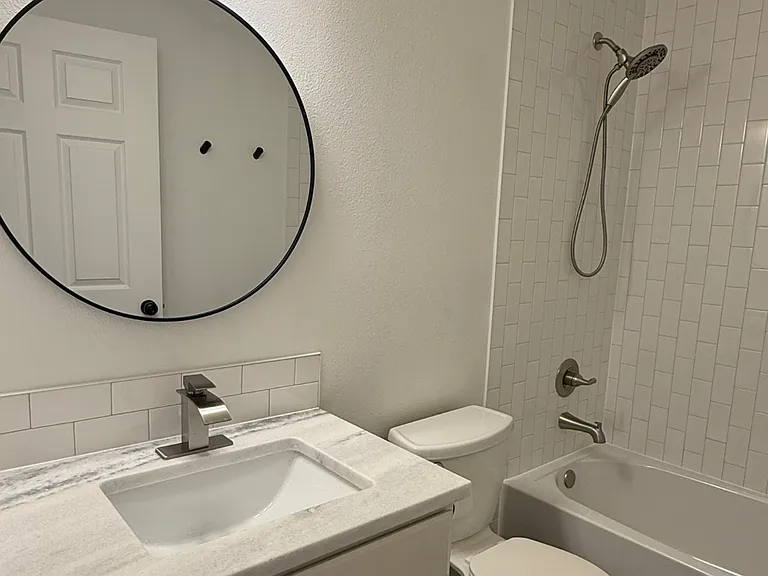 Hallway bathroom