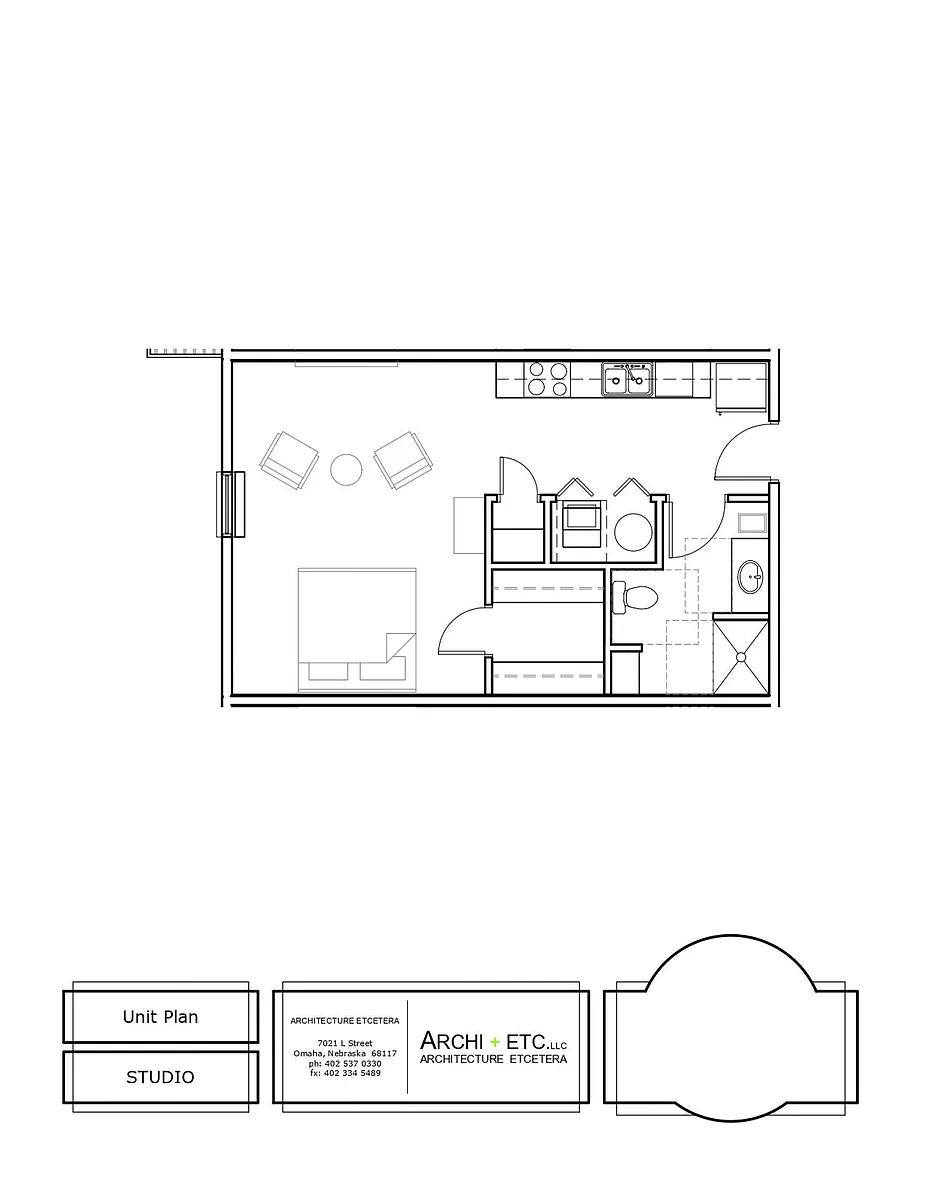 Floor plan Studio