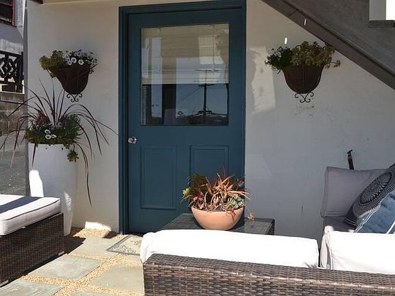 Outdoor space with seating